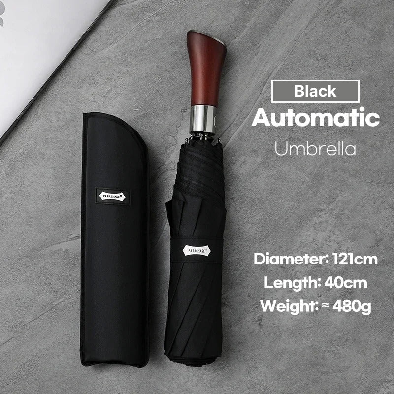 fully automatic windproof large umbrella, view 4 - MRSLM
