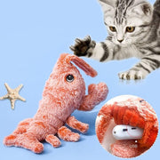 electric lobster cat toy, view 3 - MRSLM