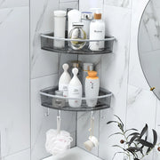 wall-mounted bathroom shelf and towel rack, view 5 - MRSLM