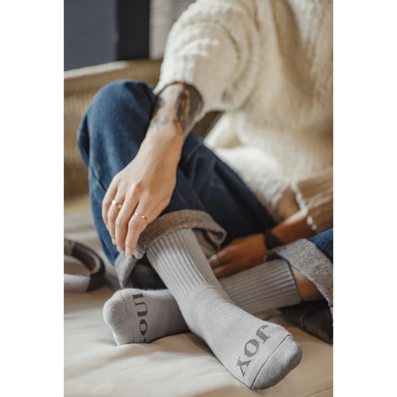 women's letter love mid socks, view 5 - MRSLM
