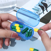 portable 2-grid pill box, view 5 - MRSLM