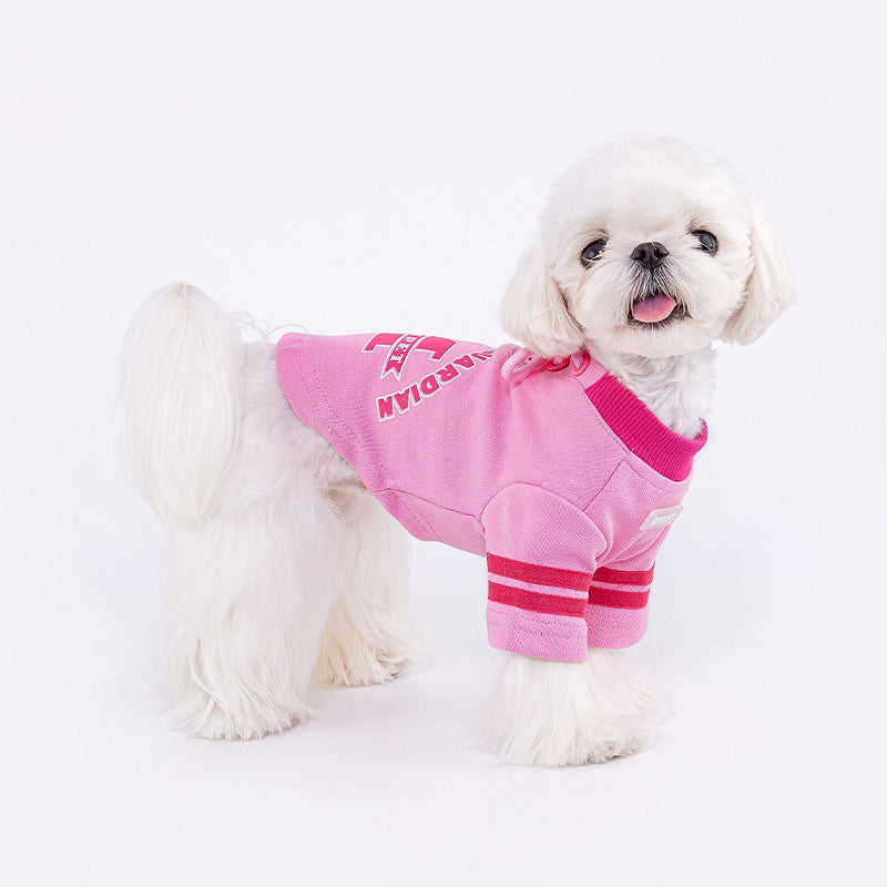 pink dog sweatshirt, view 6 - MRSLM