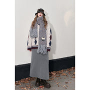elegant a-line autumn skirt, view 5 - MRSLM