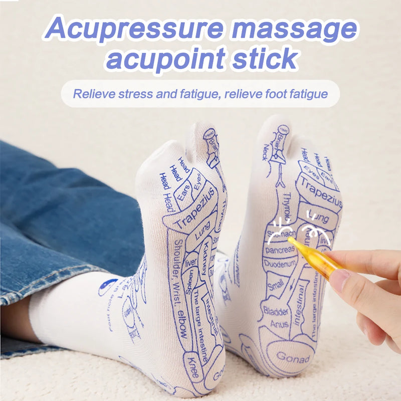 foot reflexology massage socks set, view 7 - MRSLM