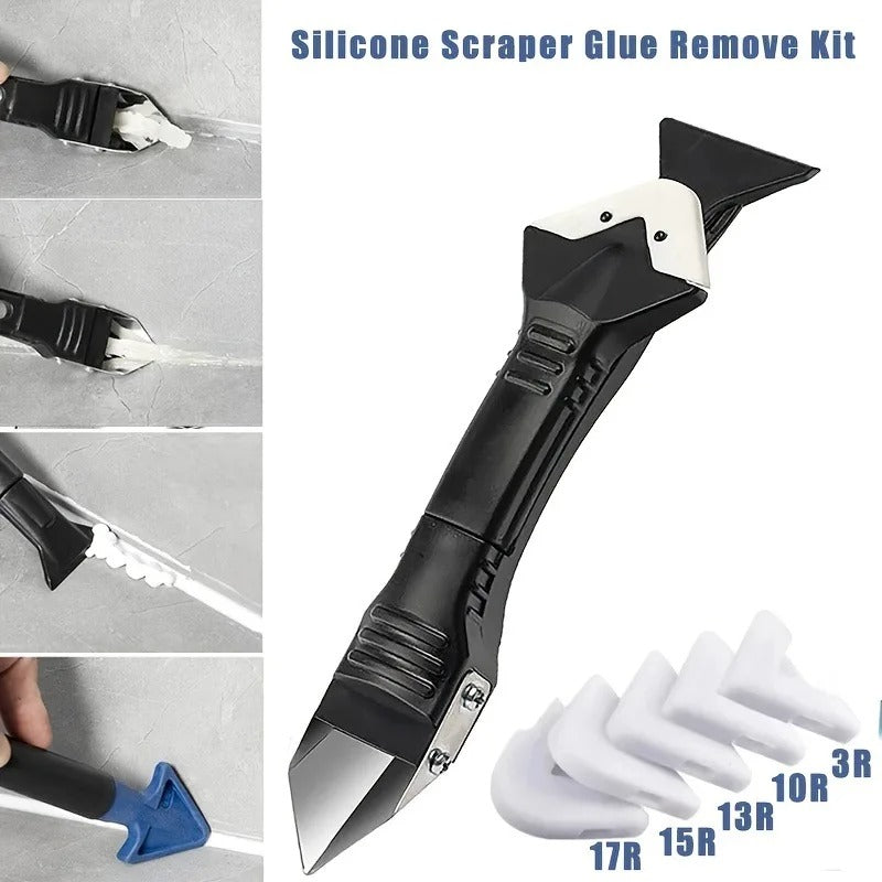 5-in-1 silicone sealant scraper set, view 3 - MRSLM