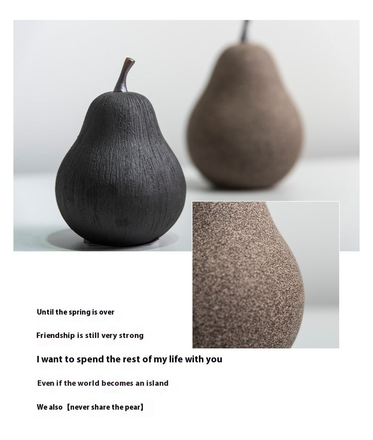 ceramic pear decoration, view 8 - MRSLM