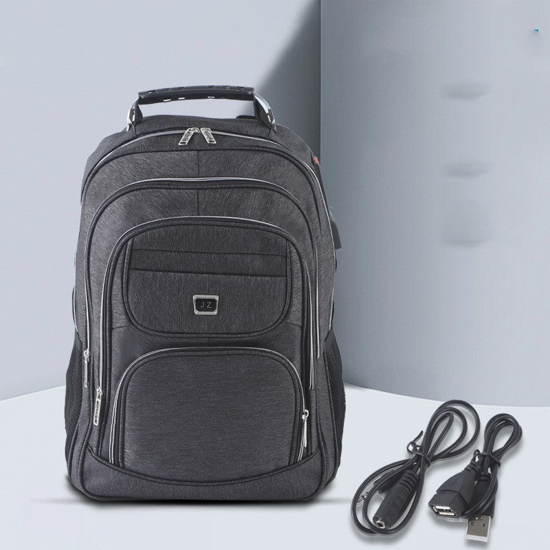 usb charging wear-resistant backpack, view 3 - MRSLM
