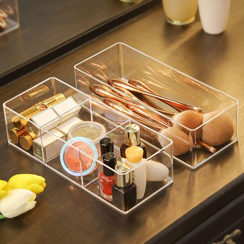 clear acrylic makeup organizer with drawers - MRSLM
