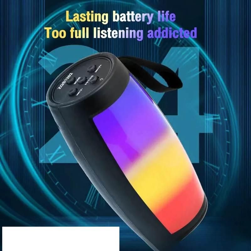 bluetooth speaker with LED lights, view 5 - MRSLM
