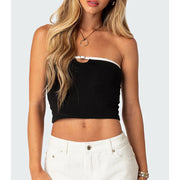 strapless bandeau tube top, view 4 - MRSLM