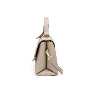 soft leather satchel handbag, view 6 - MRSLM