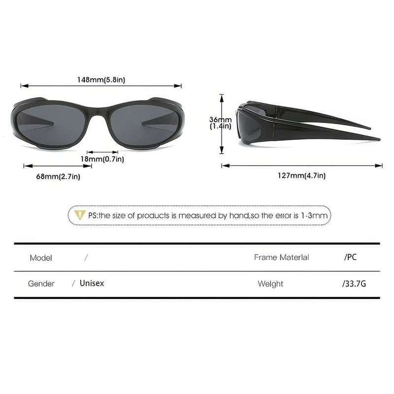 retro sports punk sunglasses, view 17 - MRSLM