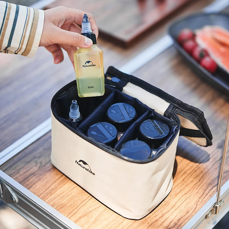 portable camping seasoning jar set, view 4 - MRSLM