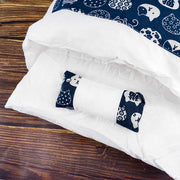 printed cat cave bed, view 6 - MRSLM