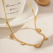 vintage y2k sun tassel necklace, view 6 - MRSLM