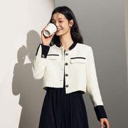 slim fit contrast color jacket - MRSLM