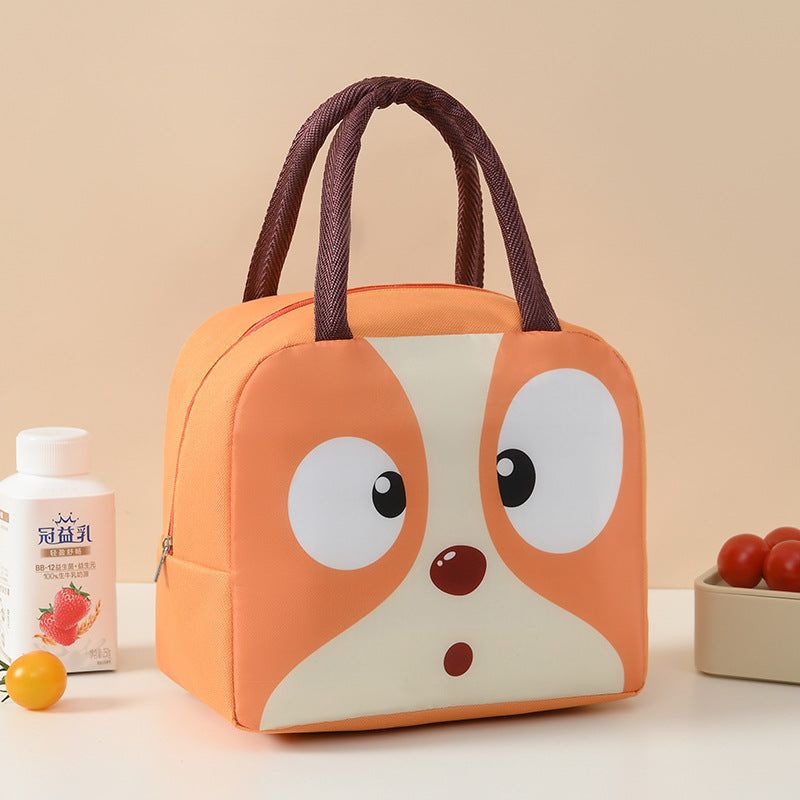 Cartoon Animal Thermal Lunch Bag for Kids