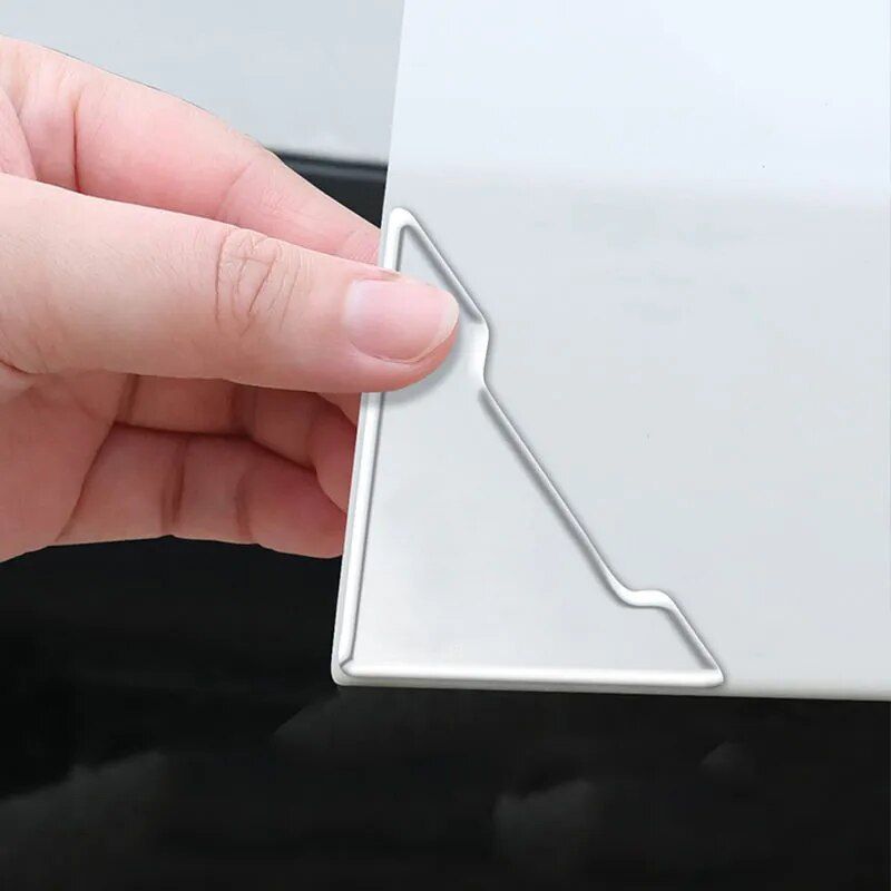 Transparent silicone car door corner protectors, view 5 - MRSLM