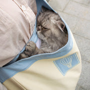 canvas cat and small dog carrier bag, view 7 - MRSLM