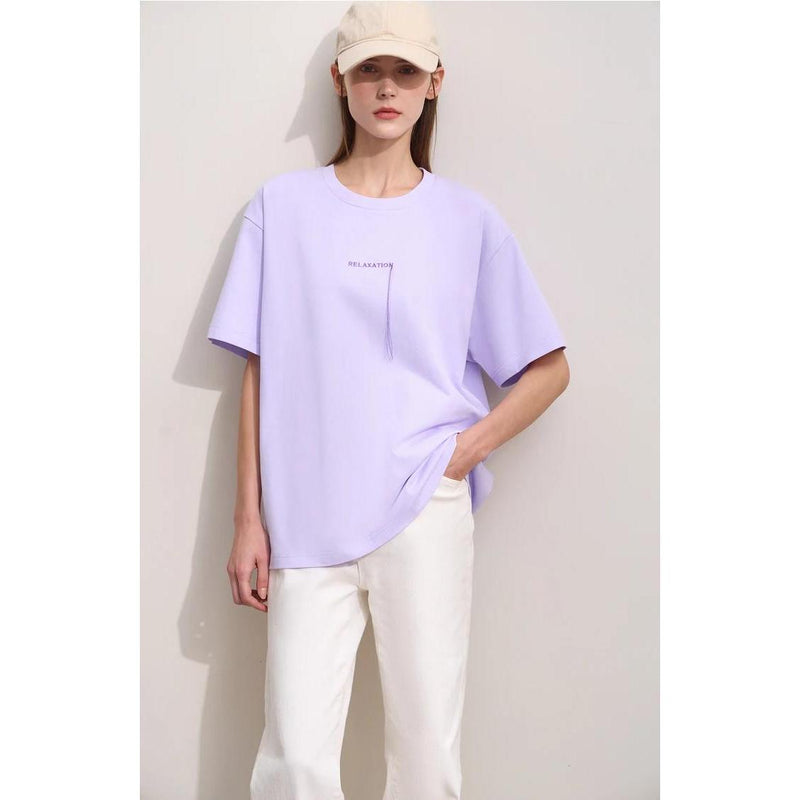 embroidered tassel tee, view 9 - MRSLM