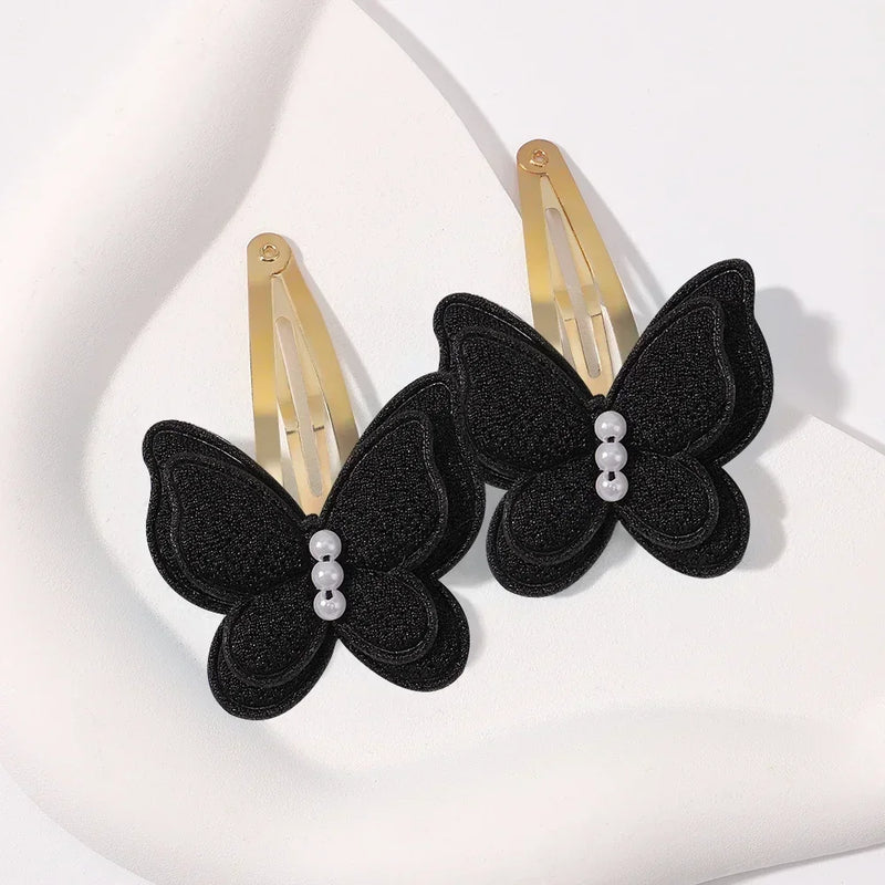 2pcs butterfly hair clips for girls, view 9 - MRSLM