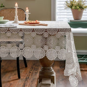 water-soluble embroidery lace tablecloth, view 3 - MRSLM