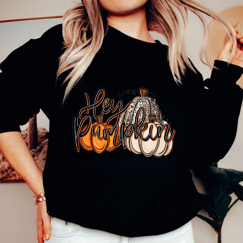 couple halloween pumpkin head sweatshirt - MRSLM