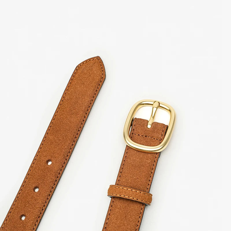 women's split leather belt, view 6 - MRSLM