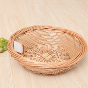 wicker bamboo weaving storage basket, view 2 - MRSLM