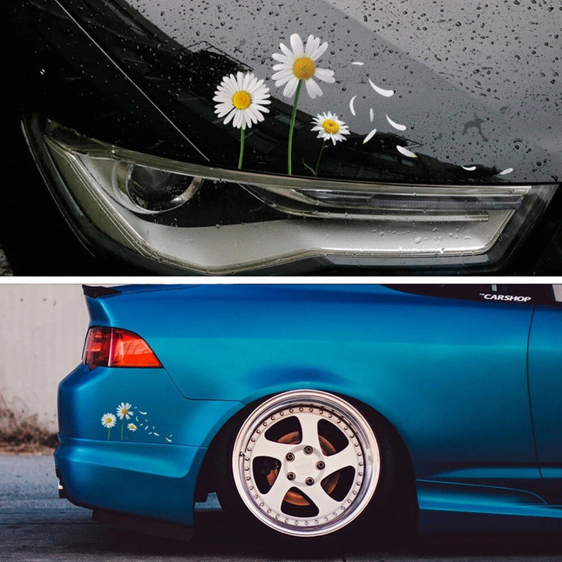 flower vinyl car decal set, view 5 - MRSLM
