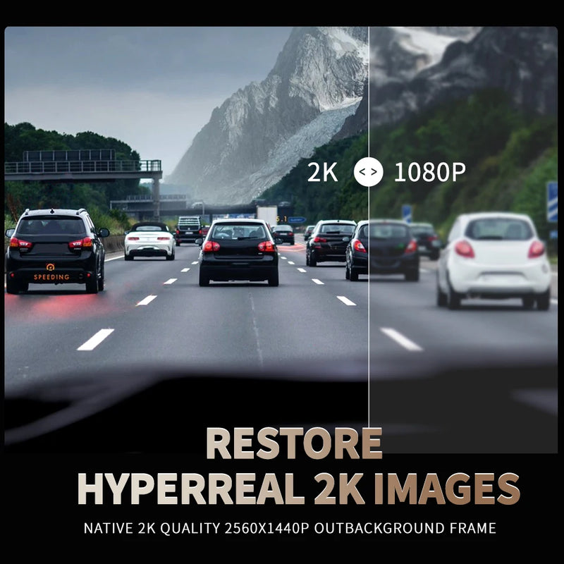 2K 360 degree dash cam, view 8 - MRSLM