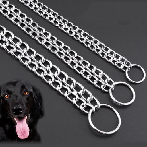 heavy duty double row dog training collar - MRSLM