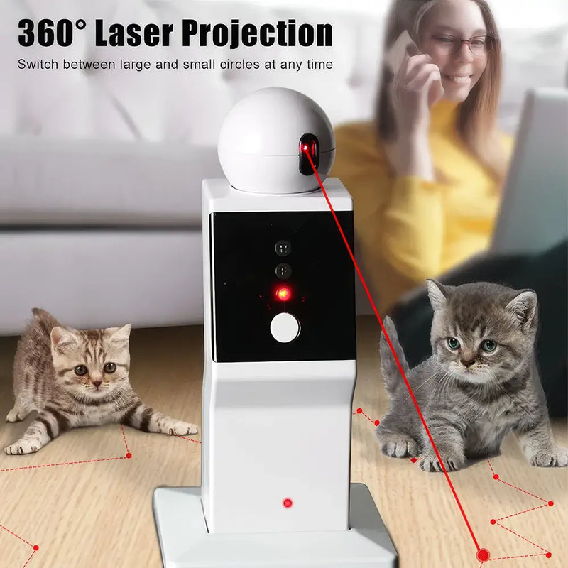 automatic laser cat toy, view 7 - MRSLM