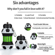 foldable silicone water bottle, view 5 - MRSLM