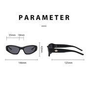 vintage cat eye steampunk sunglasses, view 16 - MRSLM