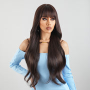 women's black wig with bangs, view 8 - MRSLM
