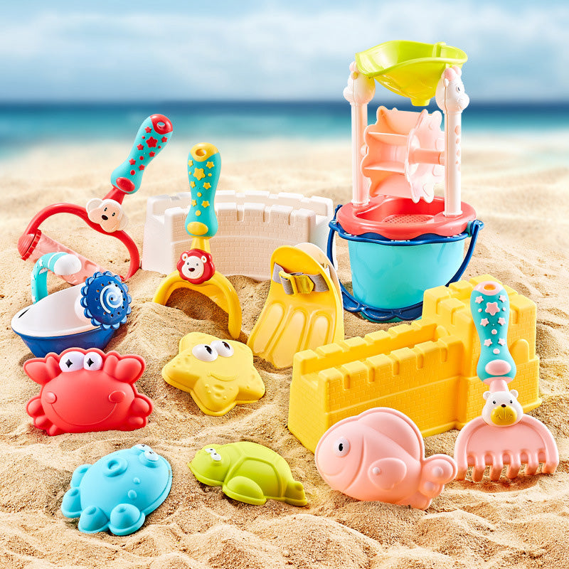 colorful baby beach toy set, view 10 - MRSLM
