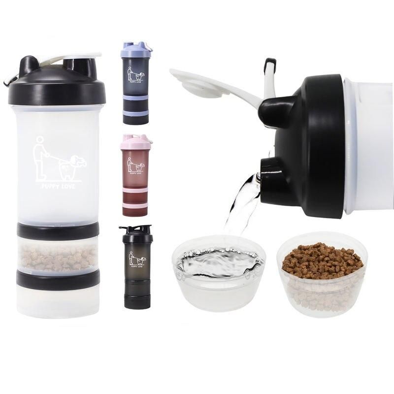 portable dog water bottle and bowl, view 6 - MRSLM