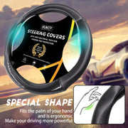 universal 37-38cm car steering wheel cover, view 3 - MRSLM