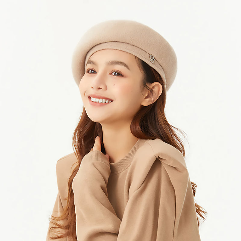 women's elegant wool beret, view 7 - MRSLM