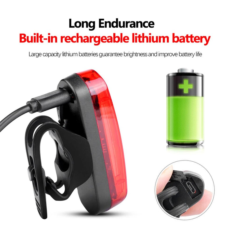 USB bike tail light, view 11 - MRSLM