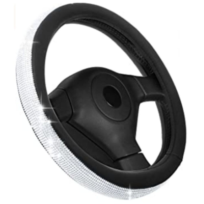 rhinestone steering wheel cover, view 9 - MRSLM