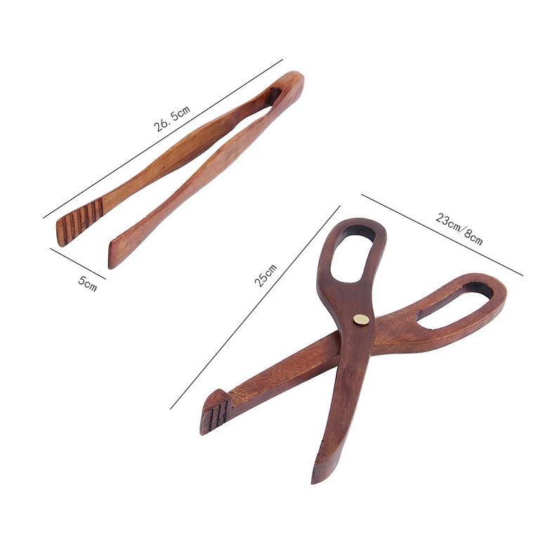 bamboo kitchen tongs, view 10 - MRSLM
