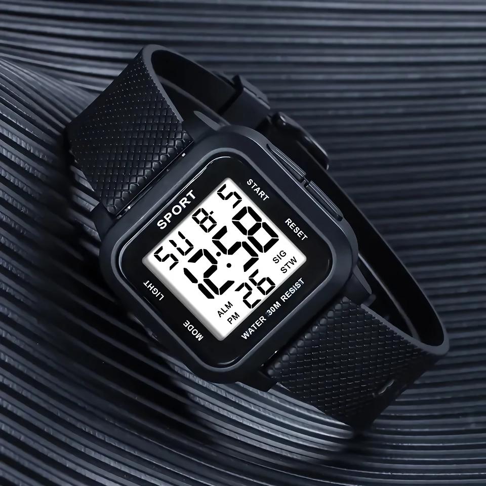 LED Waterproof Military Sports Men's Watch