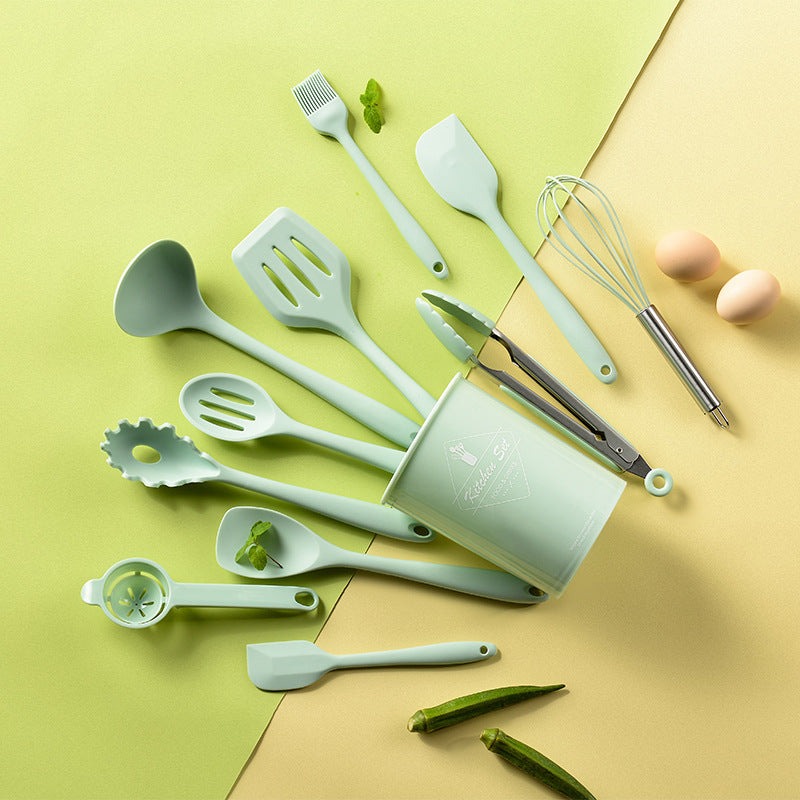silicone kitchen utensils set, view 10 - MRSLM