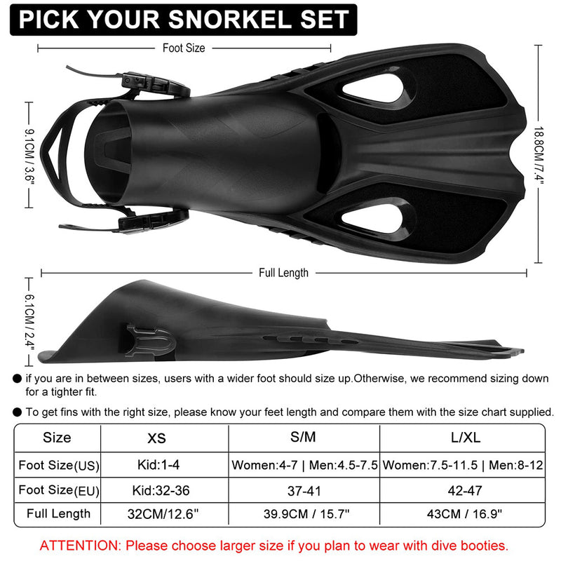 Adjustable travel snorkel fins, view 12 - MRSLM