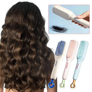 Self-cleaning anti-static scalp massage comb, view 8 - MRSLM