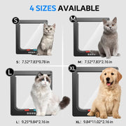 cat door with 4-way lock, view 9 - MRSLM