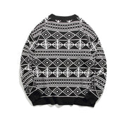 men's loose casual pullover sweater, view 2 - MRSLM
