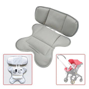 universal stroller cushion protector with storage bag, mat and rain cover, view 3 - MRSLM